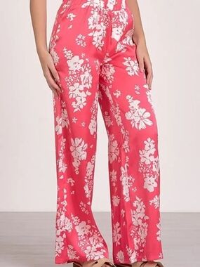 Sensea Hot Pink Floral Capri Print